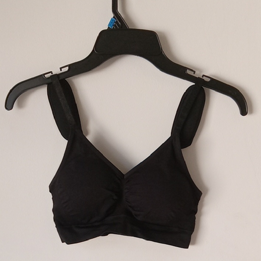 Dream By Genie Black Women's Intimate / Sports Bra Size L